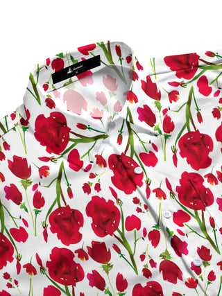 men's botanical shirt side view