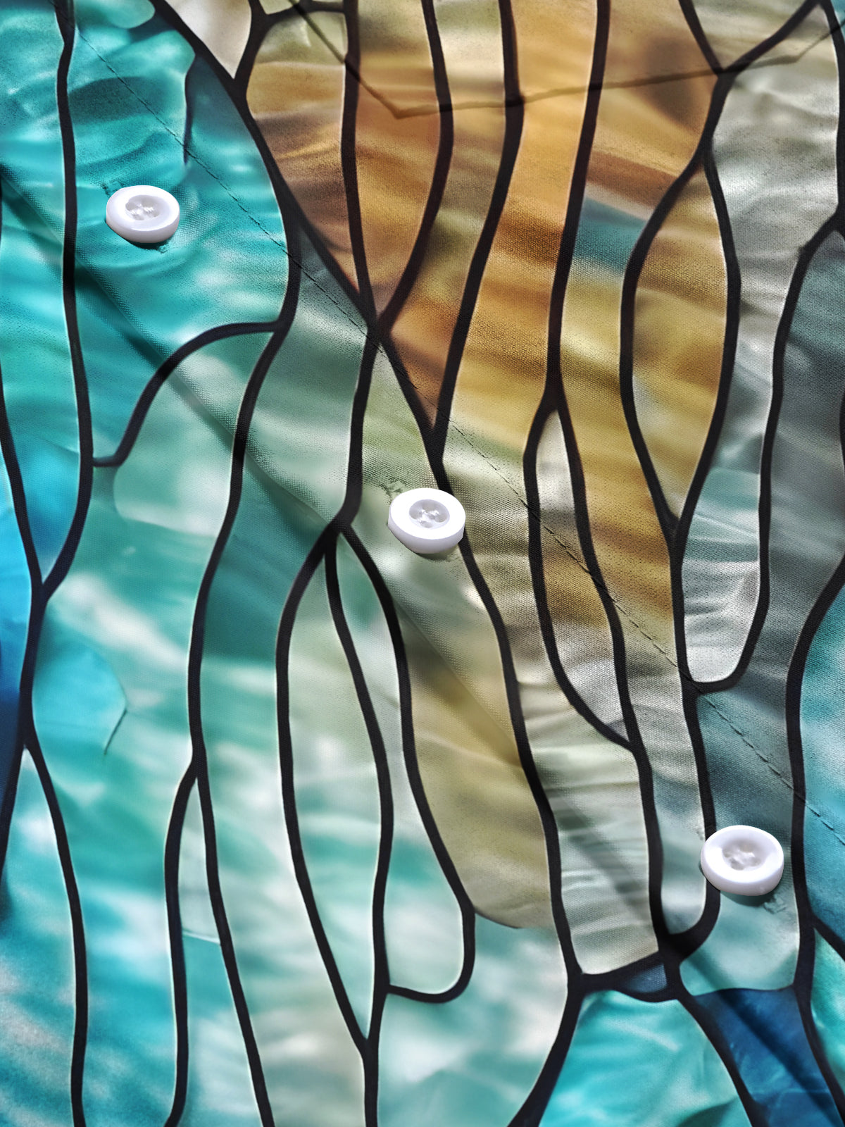 Geometry Men's Pocket Short Sleeve Shirts