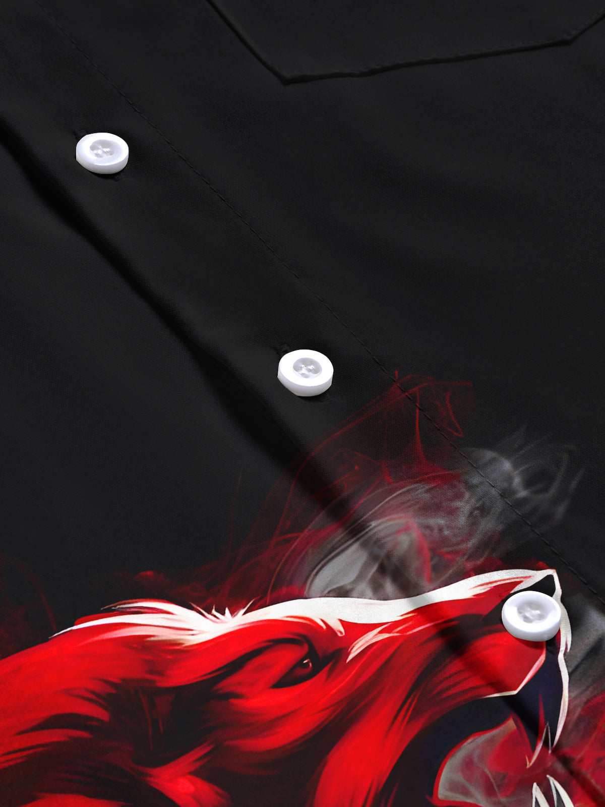 Lion Men's Pocket Short Sleeve Shirts