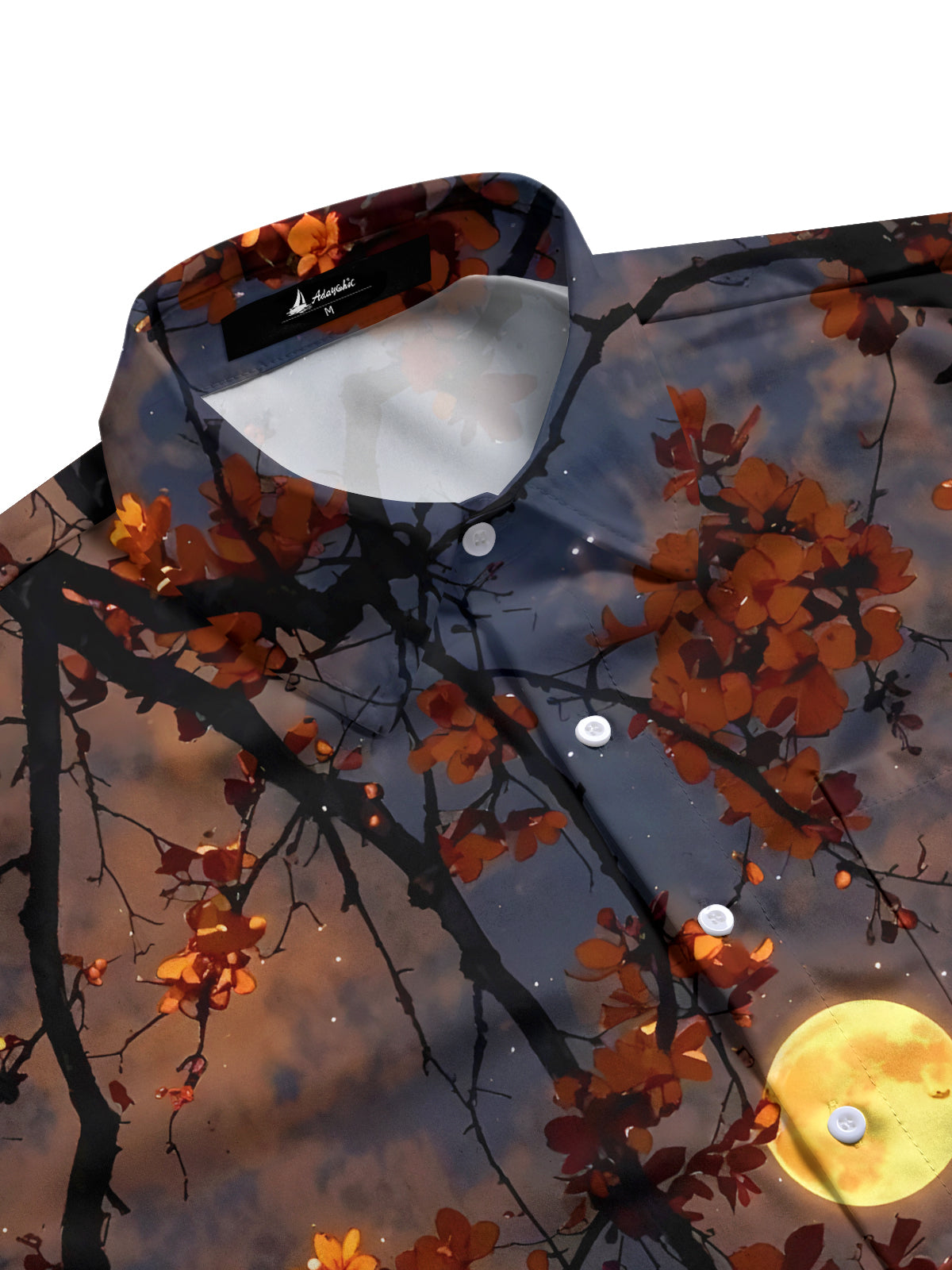 Moon Men's Pocket Short Sleeve Shirts