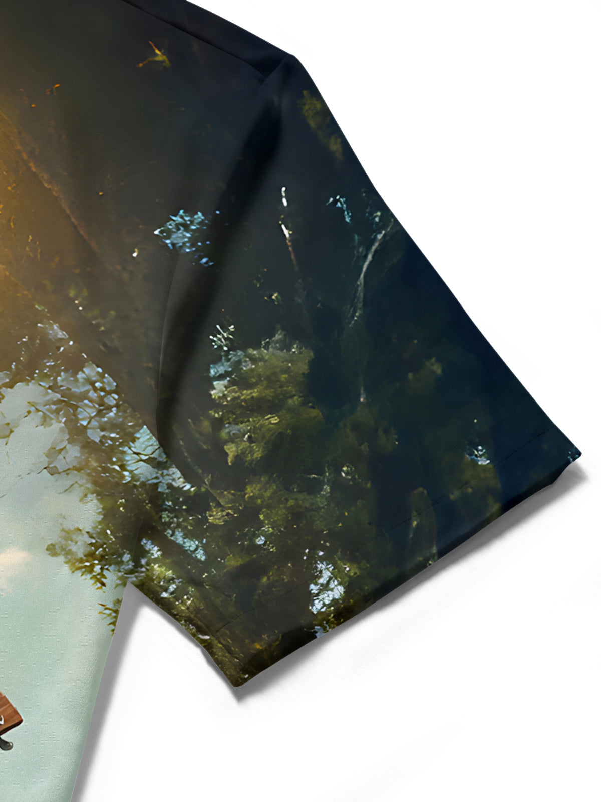 Rooster Guitar Men's Pocket Short Sleeve Shirts