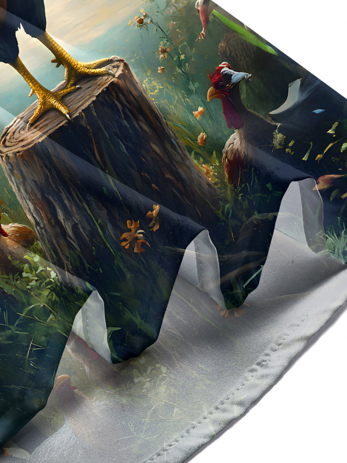 Rooster Guitar Men's Pocket Short Sleeve Shirts