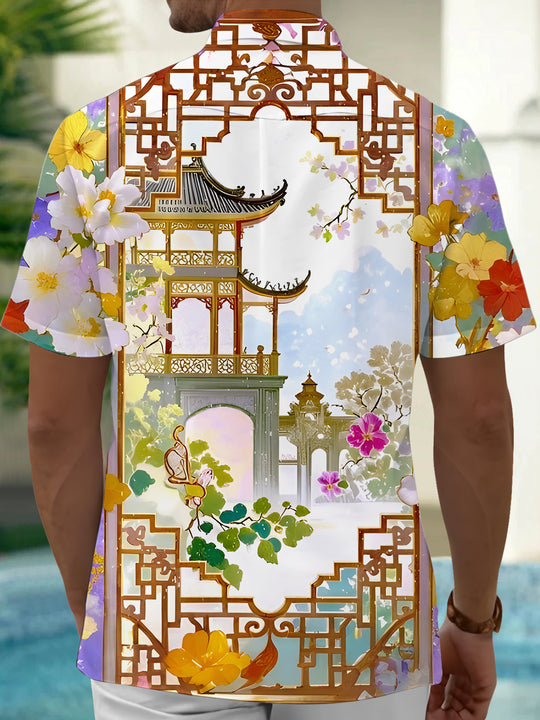 men's pocket shirt back view