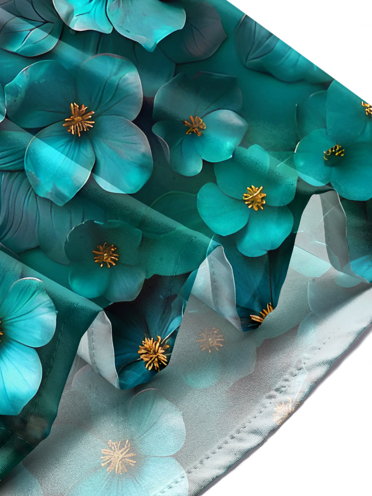 Floral Men's Pocket Short Sleeve Shirts