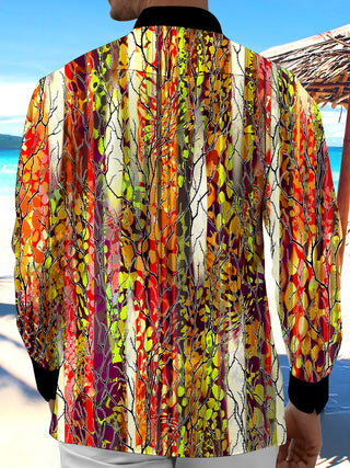 men's tye dye shirt back view