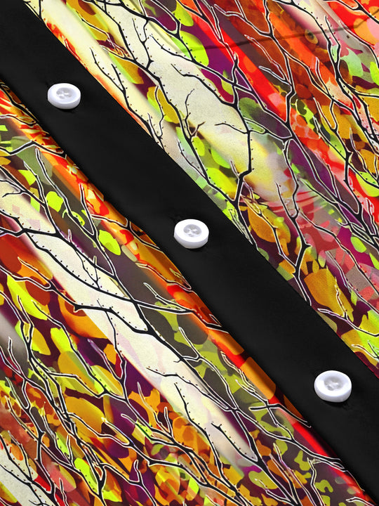 men's tie dye long sleeve flat lay shirt