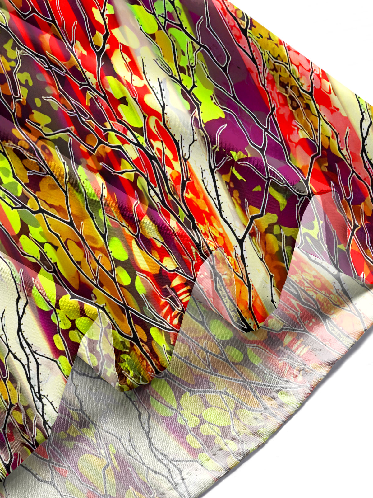 Tie Dye Men's Pocket Long Sleeve Shirts