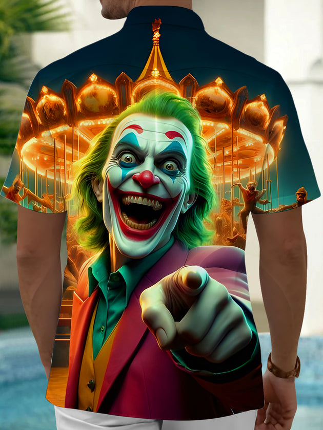 men's spooky shirt back view