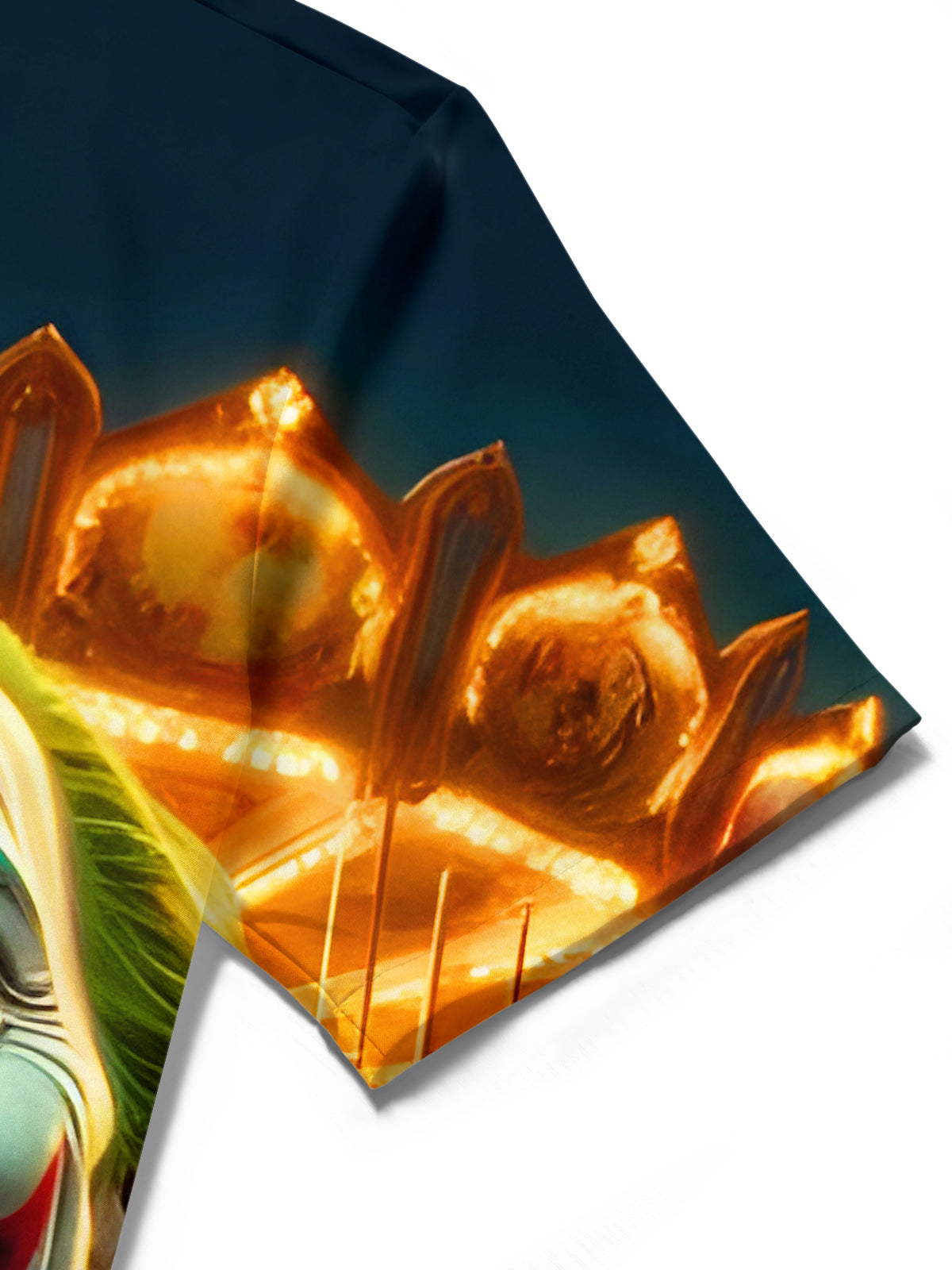 Funny Joker Amusement Park Men's Pocket Short Sleeve Shirts