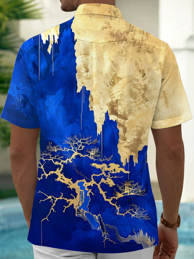 men's pocket shirt back view