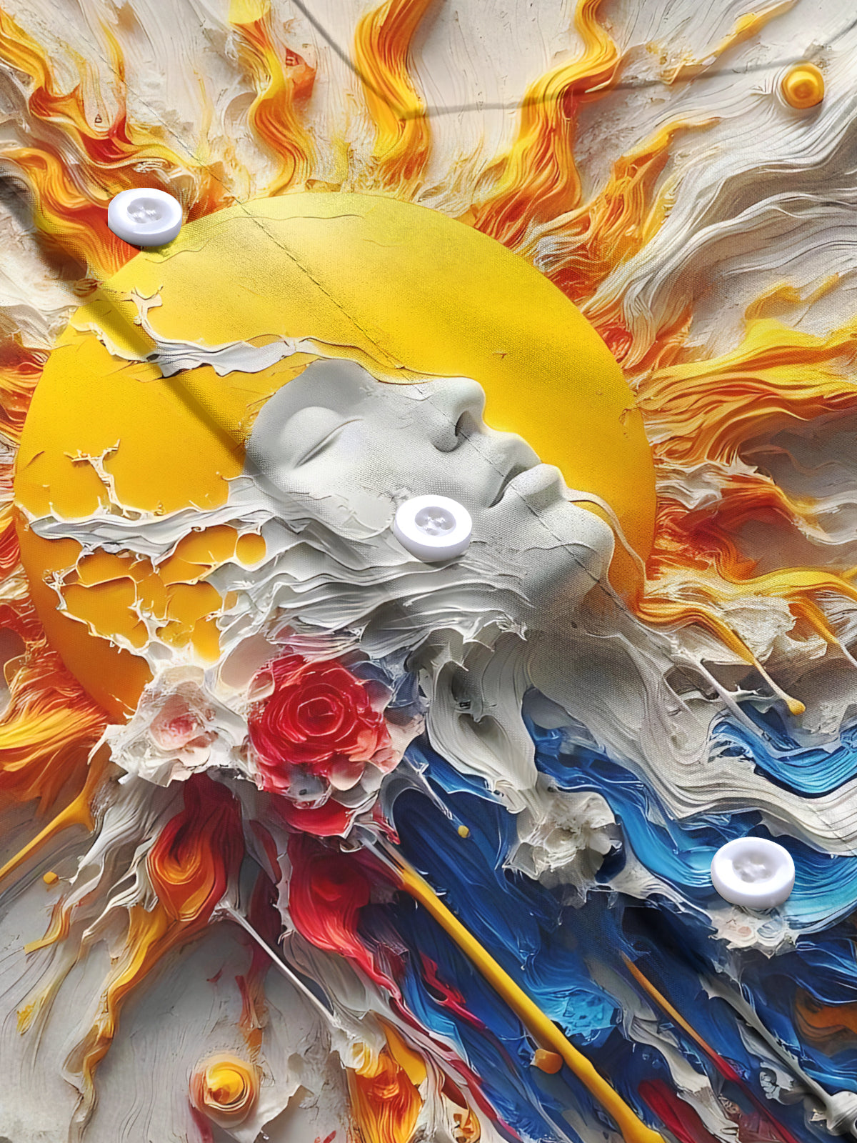 Art Print Men's Pocket Short Sleeve Shirts