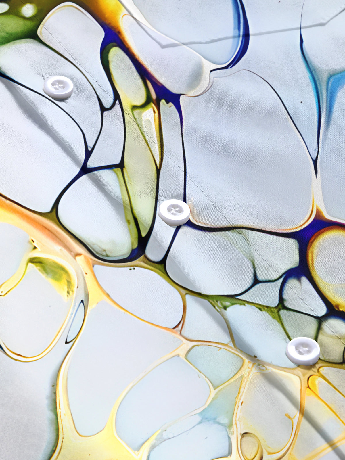 Abstract Men's Pocket Short Sleeve Shirts