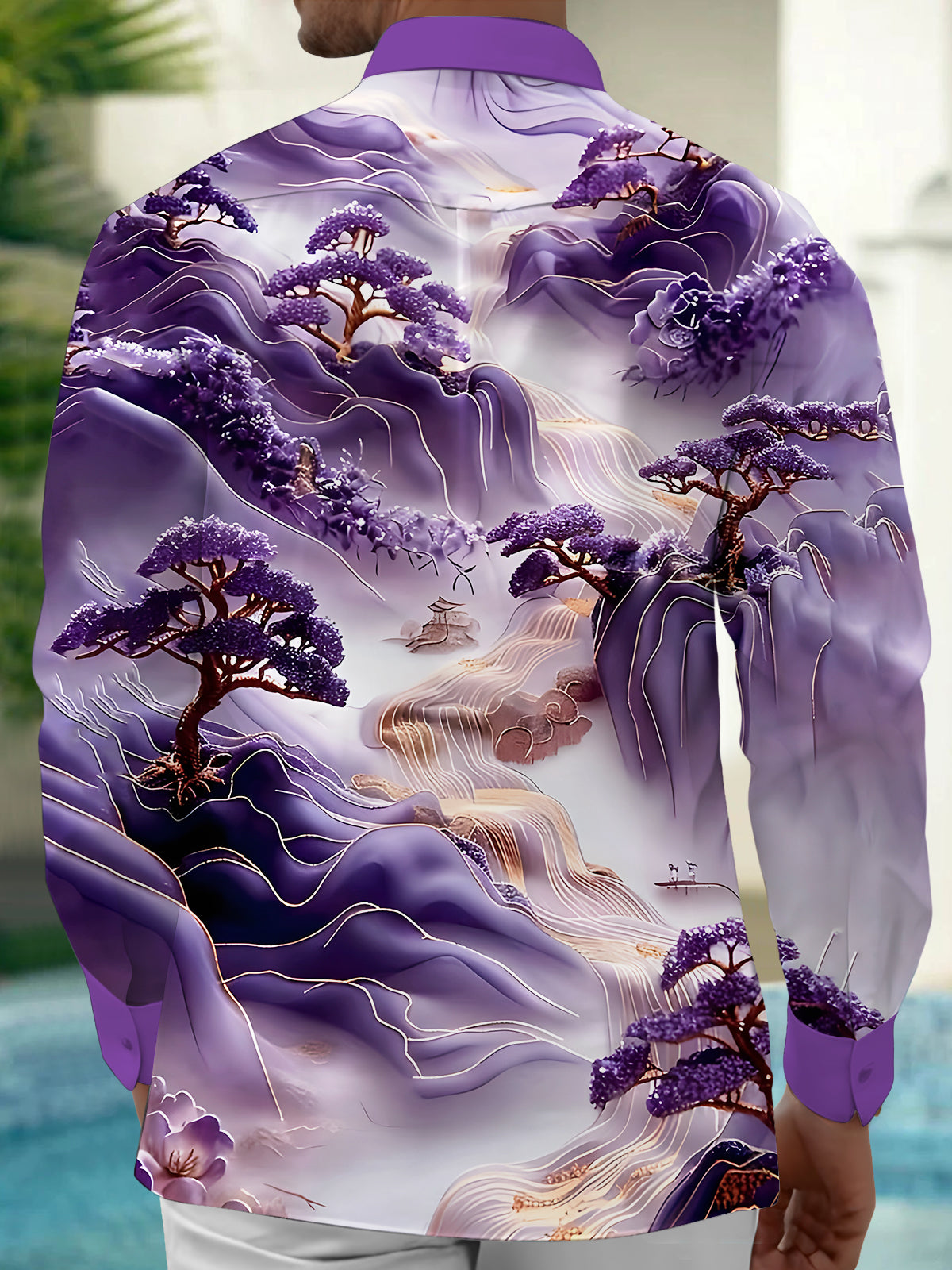 Mountain Men's Pocket Long Sleeve Shirts