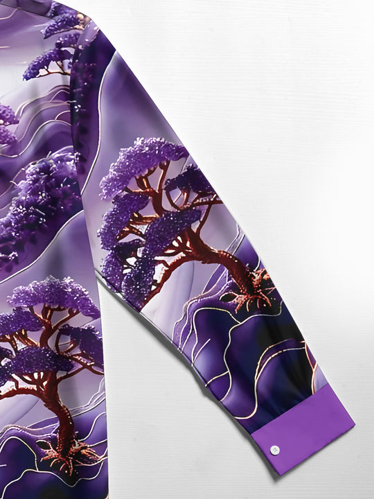 men's printed shirt close-up full sleeve