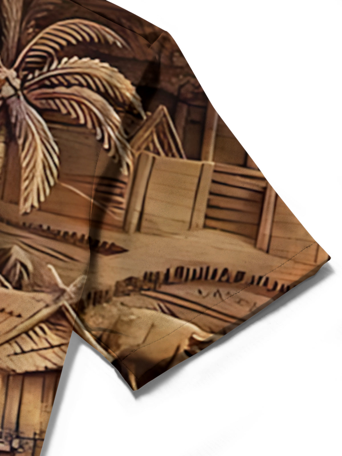 Woodcarving Art Print Men's Pocket Short Sleeve Shirts