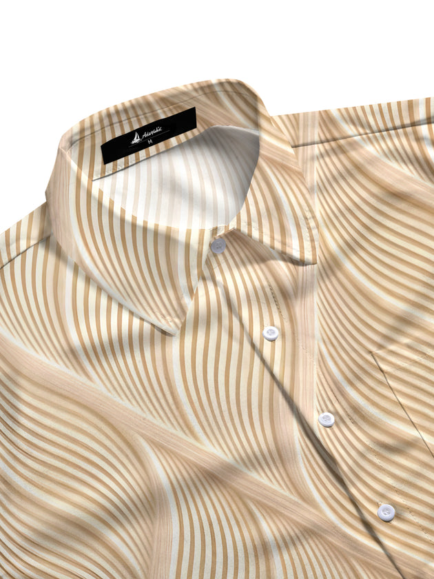 men's short sleeve shirt side view