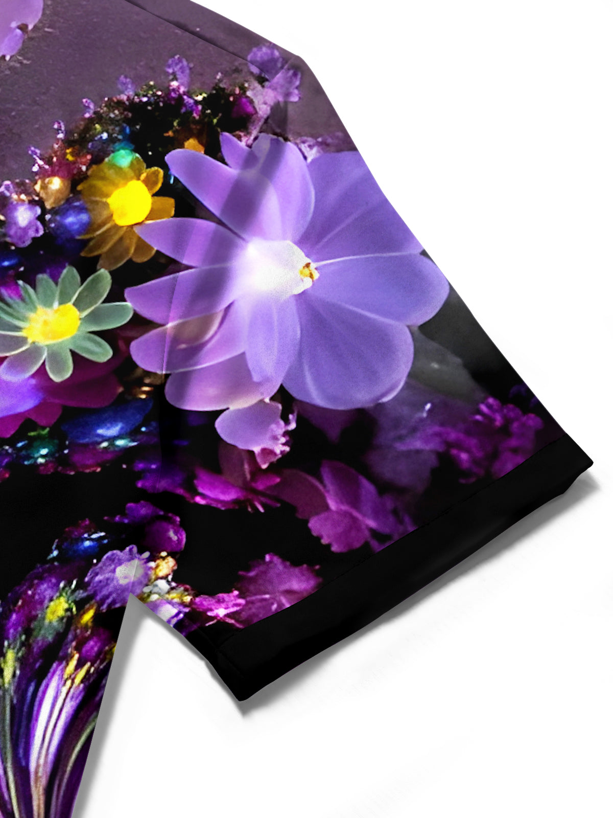 Floral Men's Pocket Short Sleeve Shirts