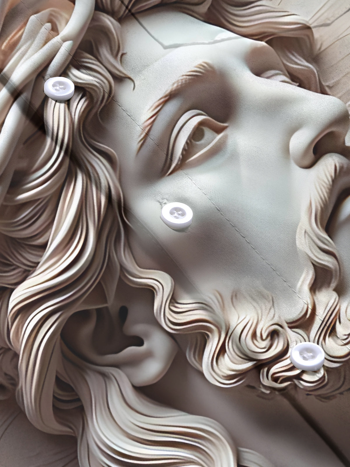 Jesus Art Print Men's Pocket Short Sleeve Shirts