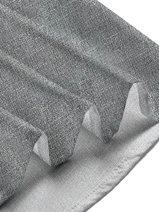 Men's geometry long sleeve pocket shirt close-up textured fabric detail