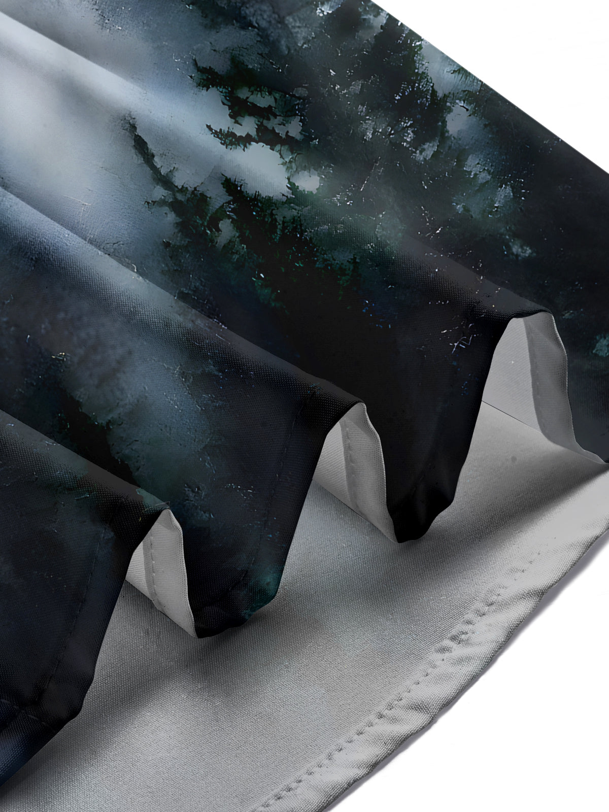 Forest Trees Men's Pocket Short Sleeve Shirts