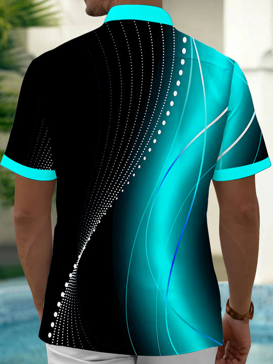 men's tye dye shirt back view