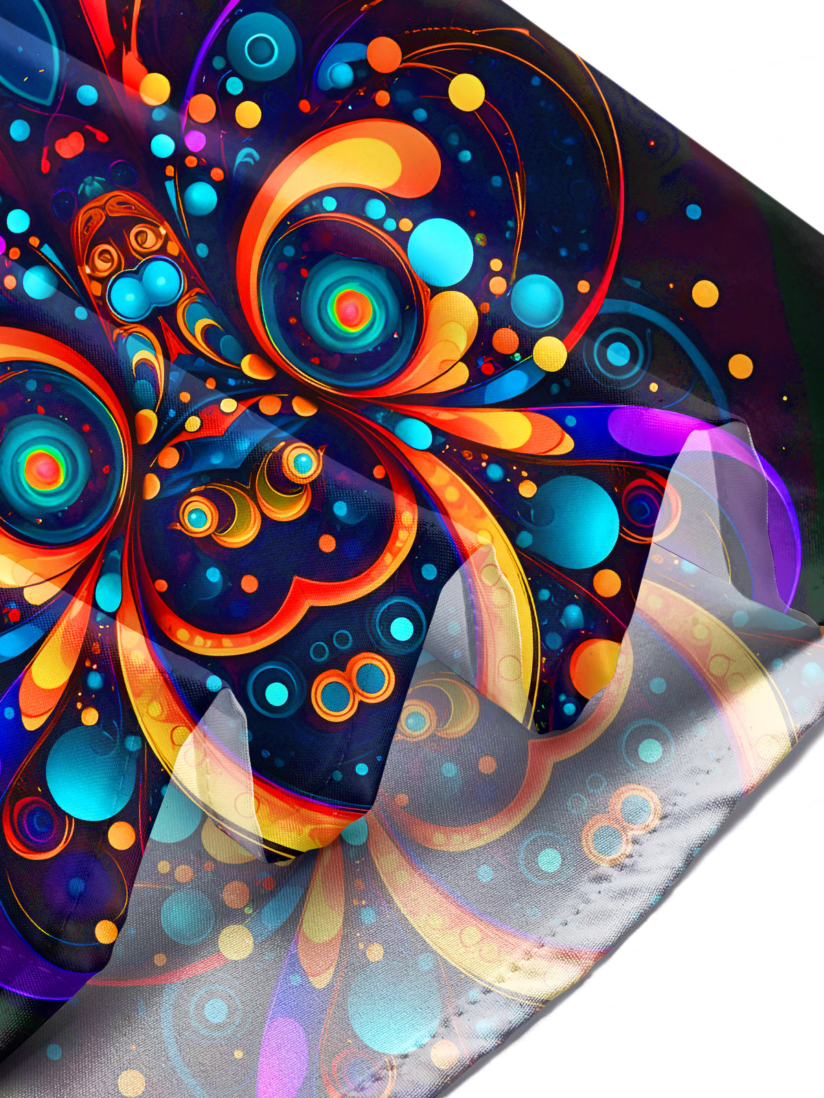 Abstract Geometry Men's Pocket Long Sleeve Shirts