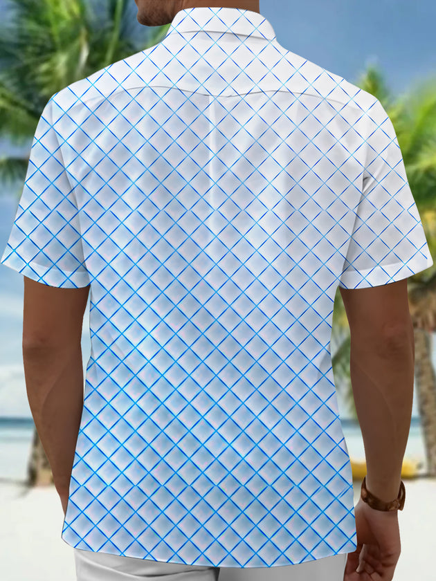 men's pocket shirt back view