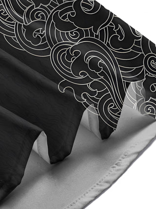 Men's abstract print short sleeve shirt lifestyle shot