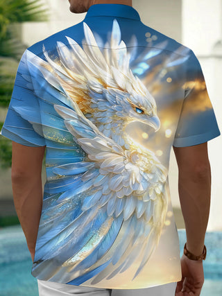 men's patriotic shirt back view