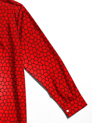 men's music print shirt close-up full sleeve