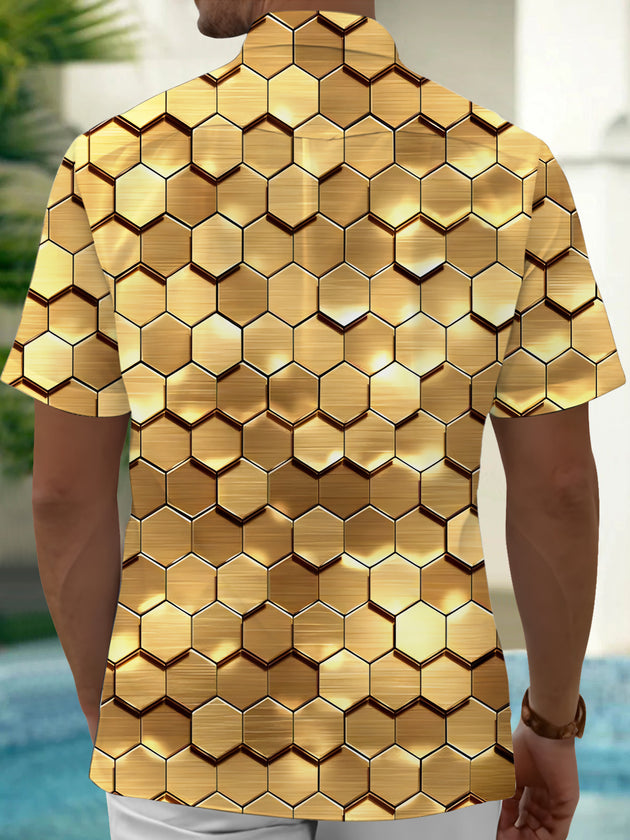 men's pocket shirt back view