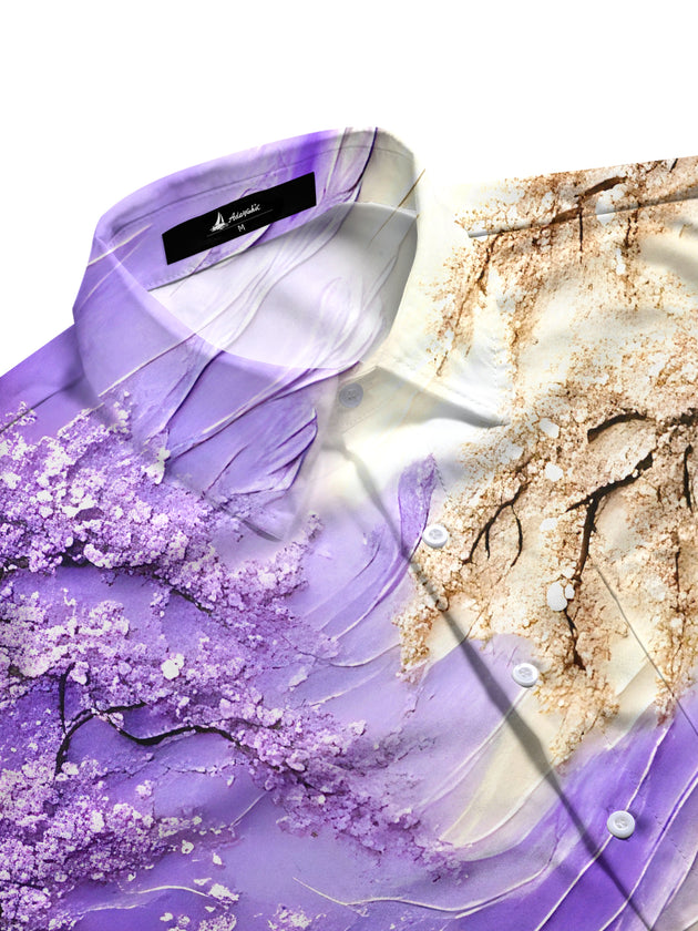 men's short sleeve shirt side view