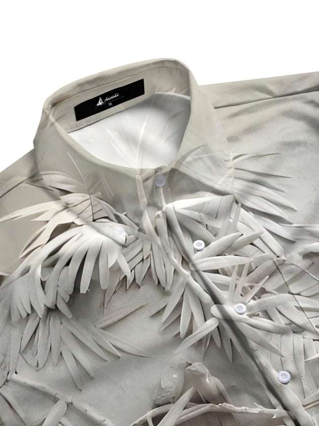 Men's casual short sleeve pocket shirt side view