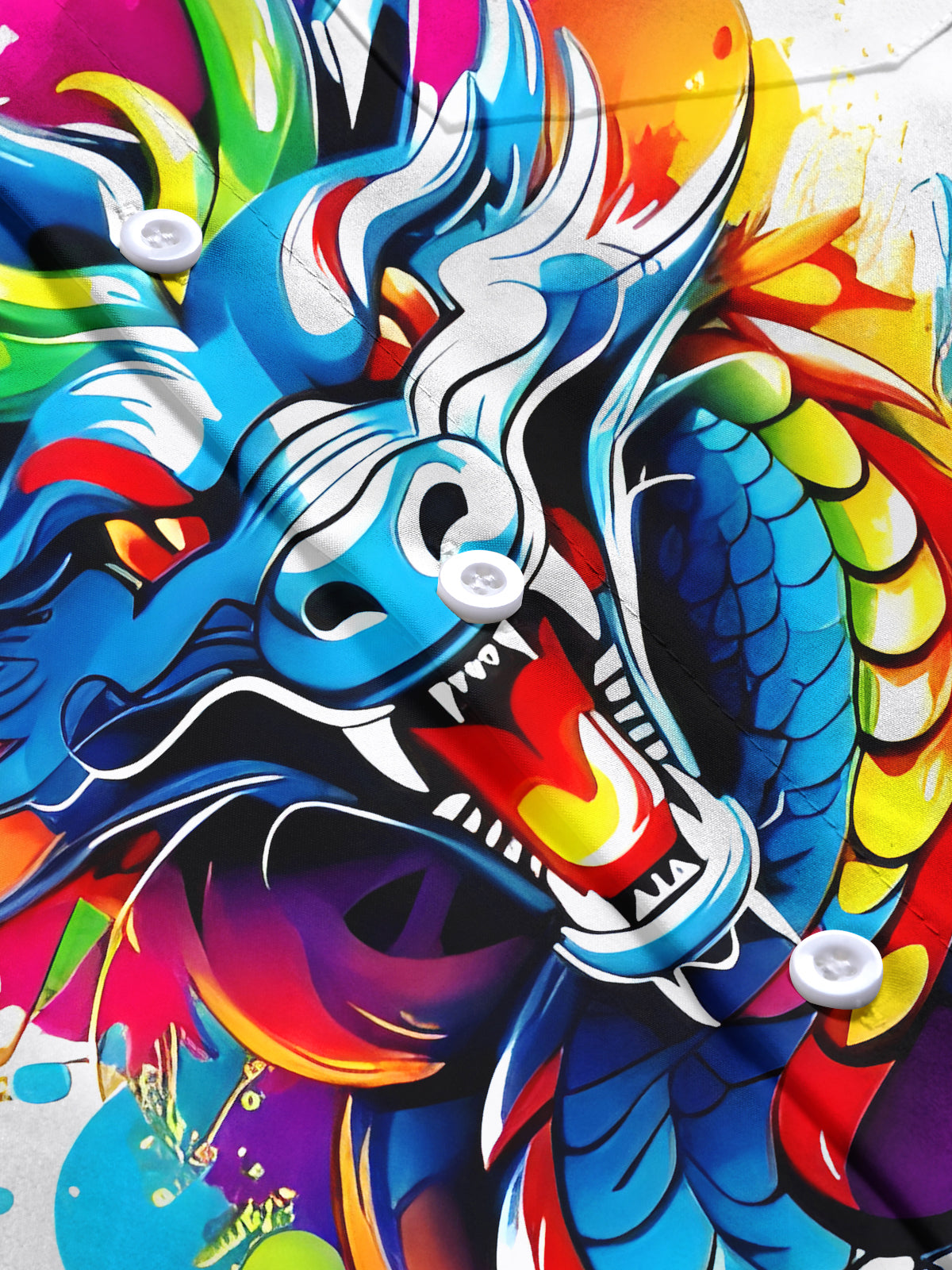 Dragon Men's Pocket Short Sleeve Shirts