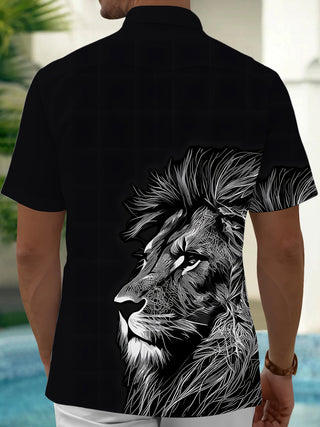 men's pocket shirt back view