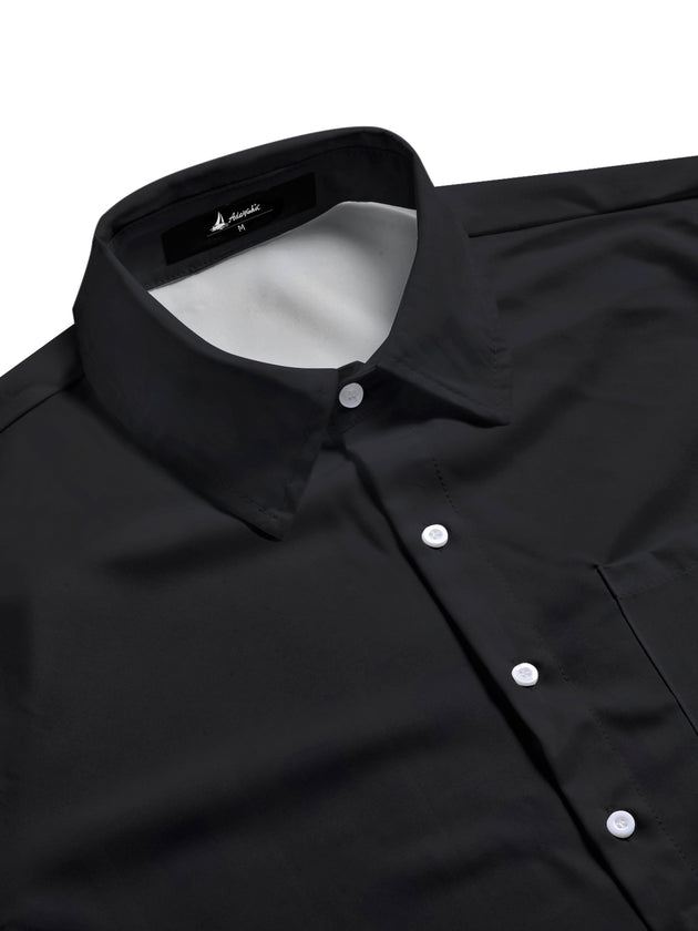 men's short sleeve shirt side view