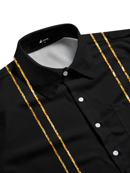 men's short sleeve shirt side view