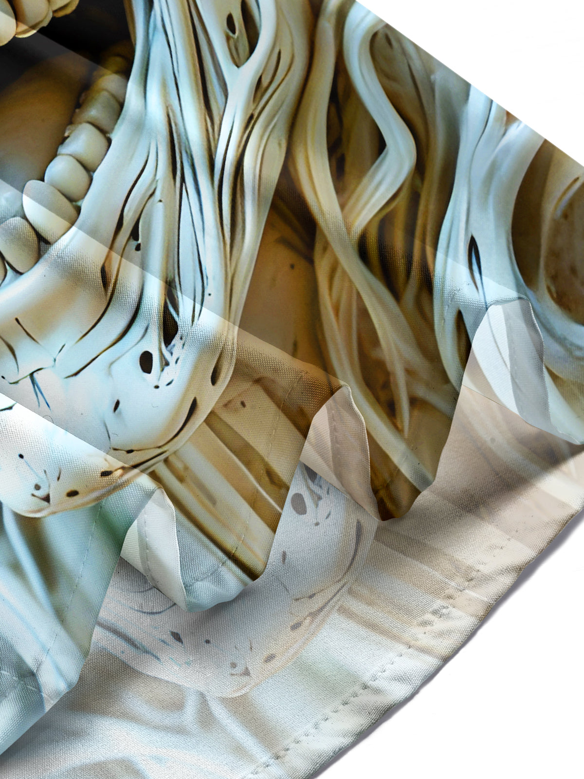 Funny Skull Art Relief Men's Pocket Short Sleeve Shirts