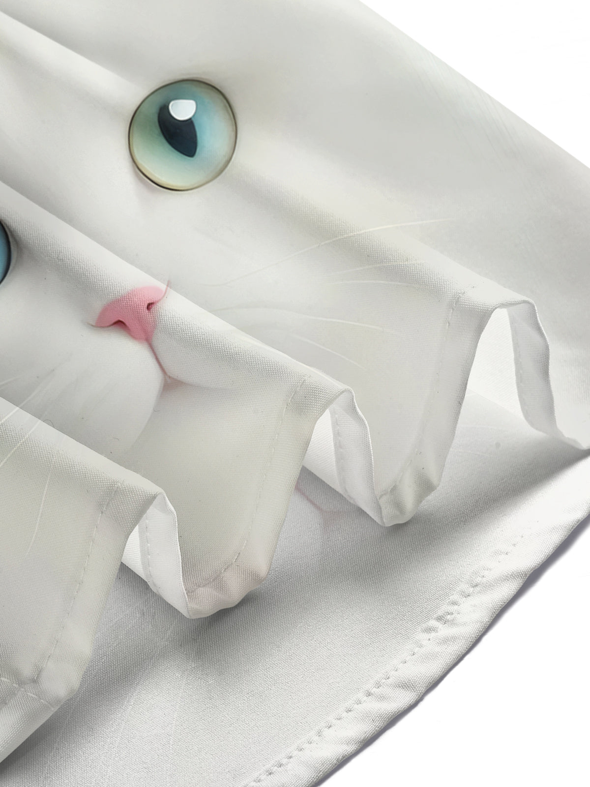 Cat Print Men's Pocket Short Sleeve Shirts