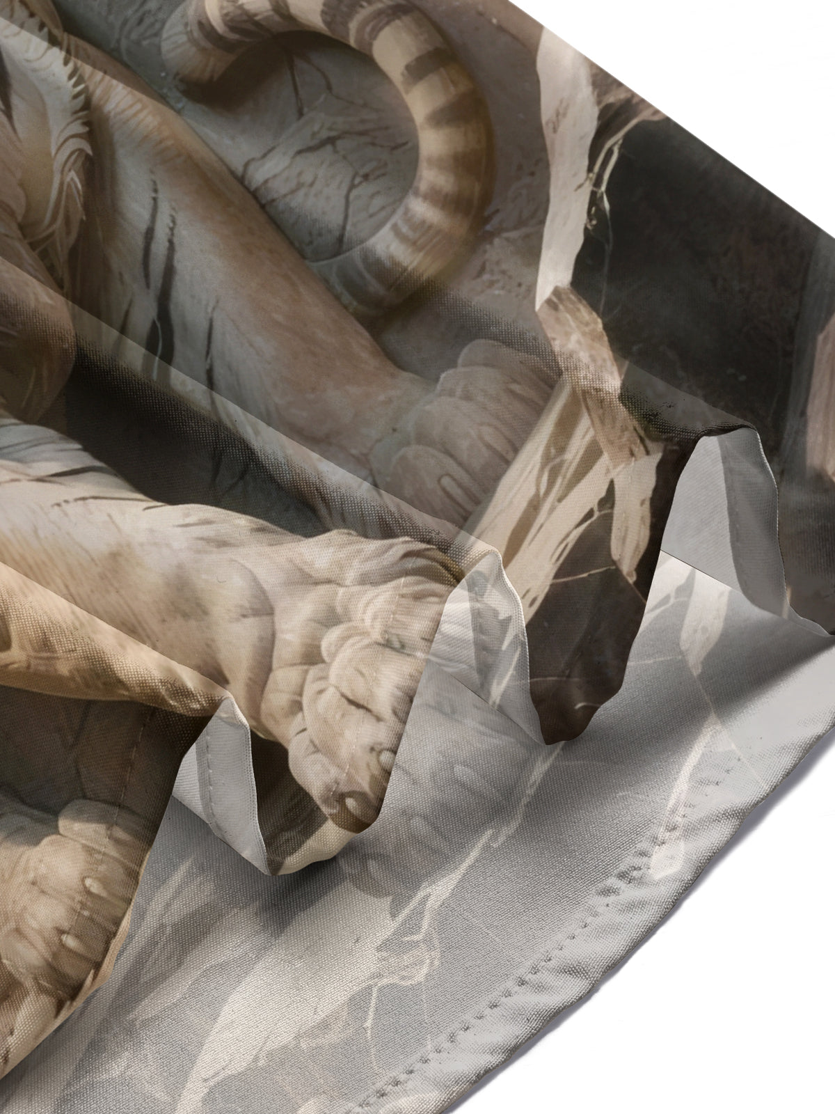 Tiger Print Men's Pocket Short Sleeve Shirts