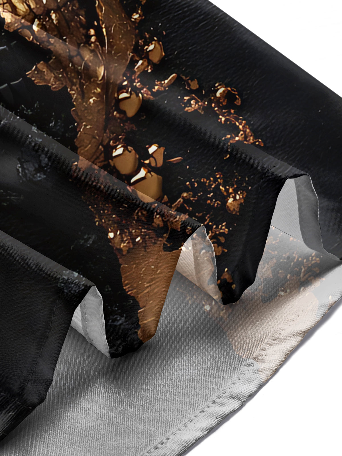 Skull Art Print Men's Pocket Short Sleeve Shirts