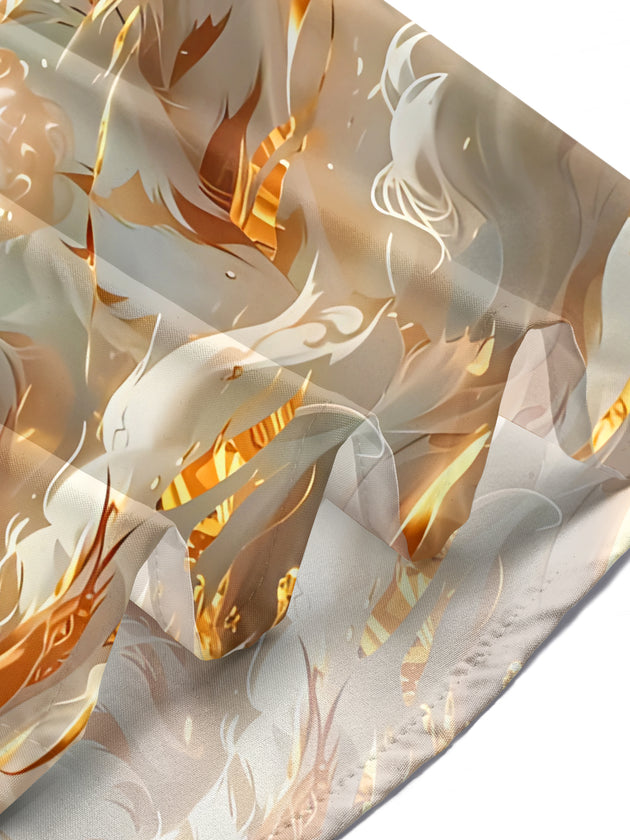 men's tiger print shirt summer vacation