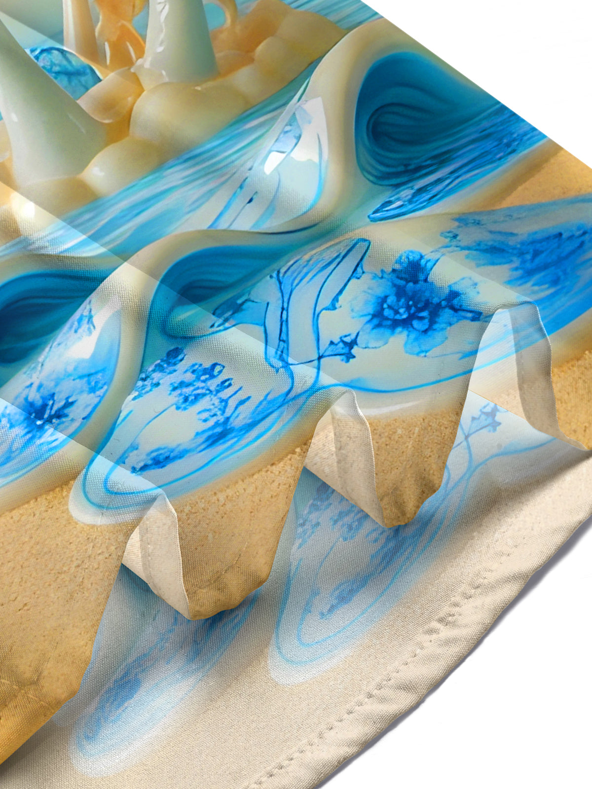 Hawaiian Coconut Trees Beach Men's Pocket Short Sleeve Shirts