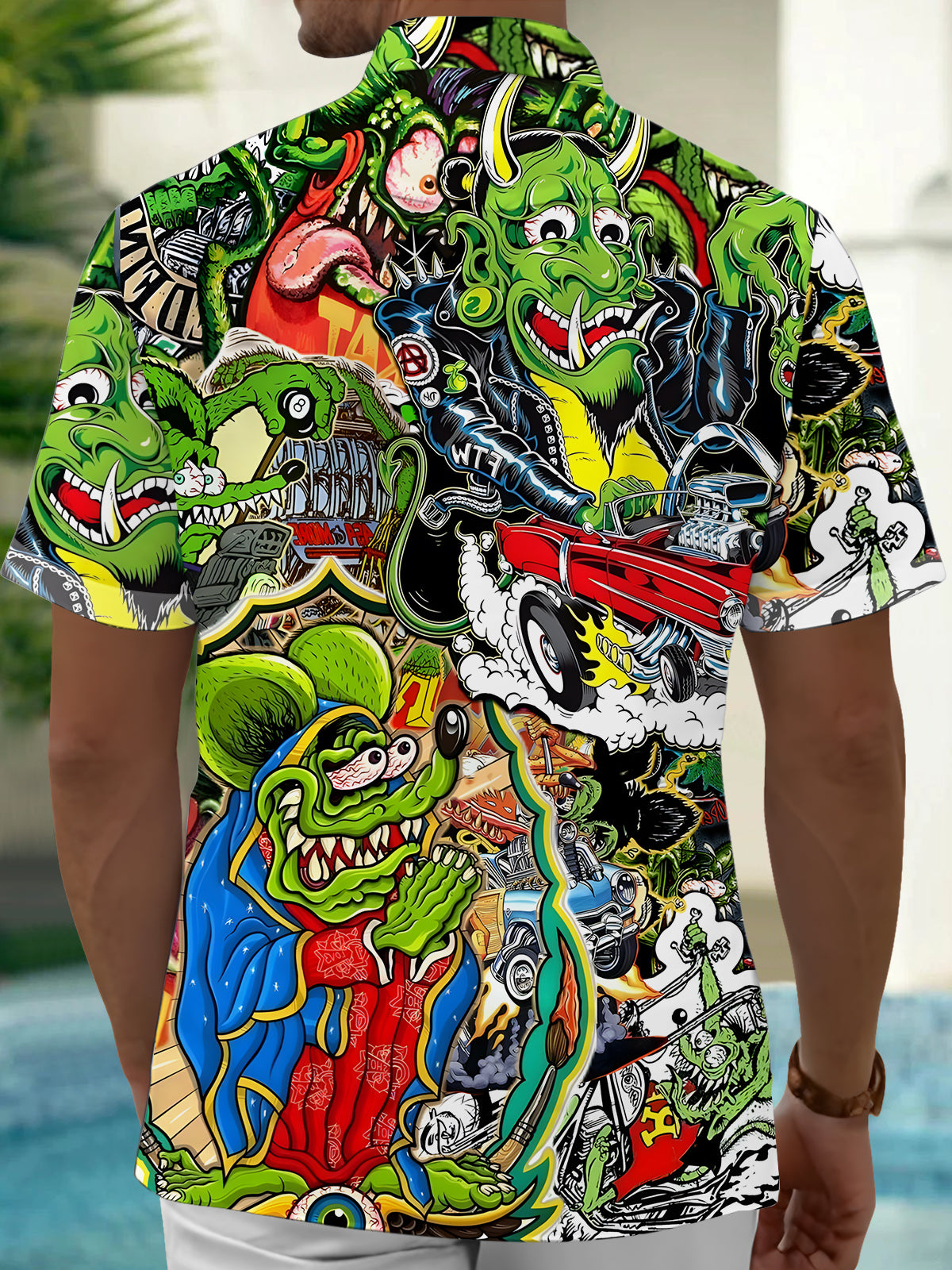 Funny Men's Pocket Short Sleeve Shirts