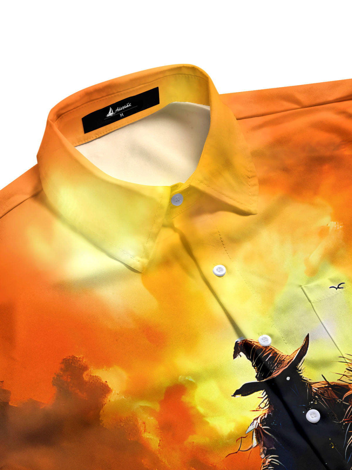 Halloween Day Men's Pocket Short Sleeve Shirts