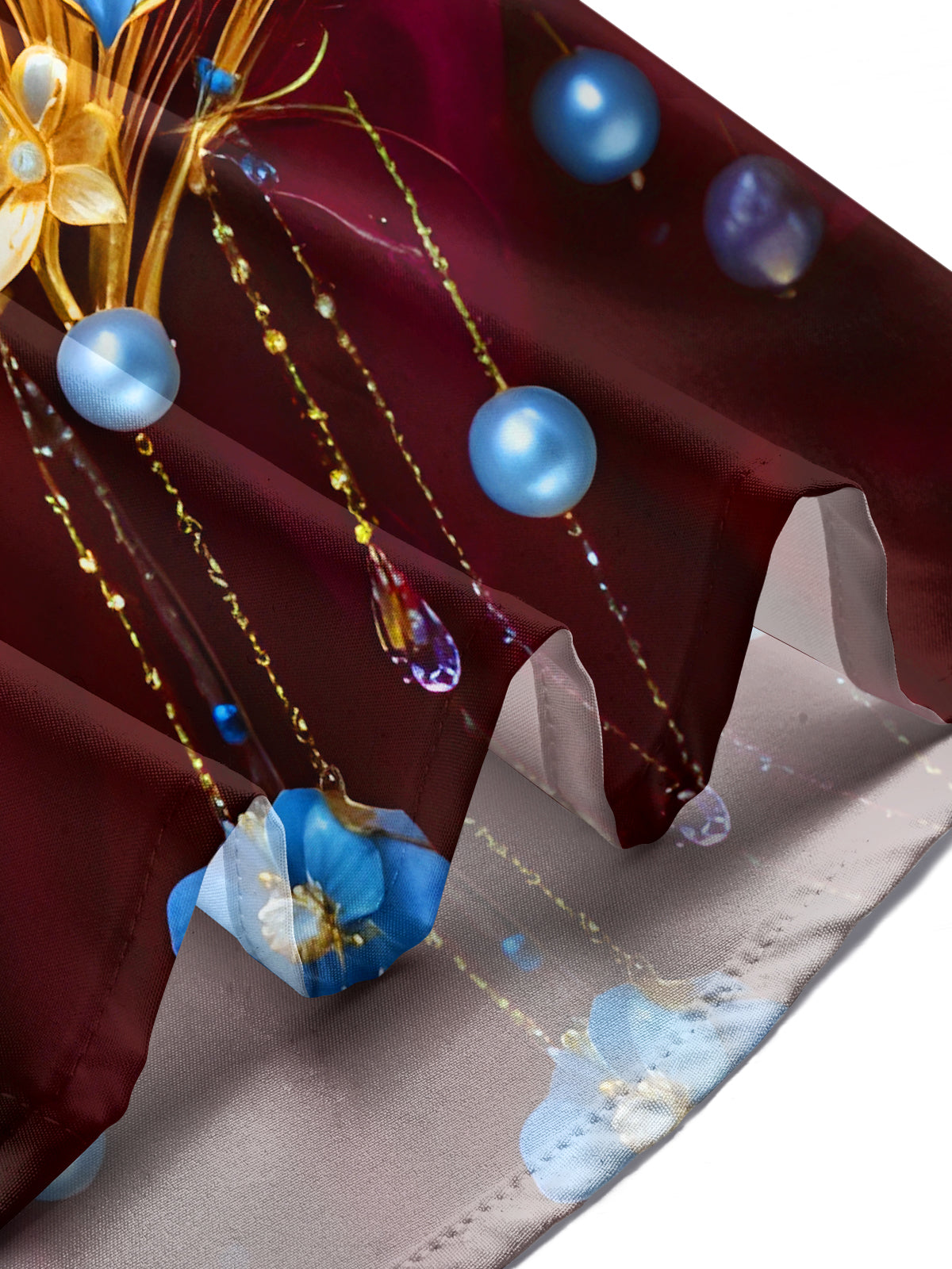 Art Floral Men's Pocket Short Sleeve Shirts