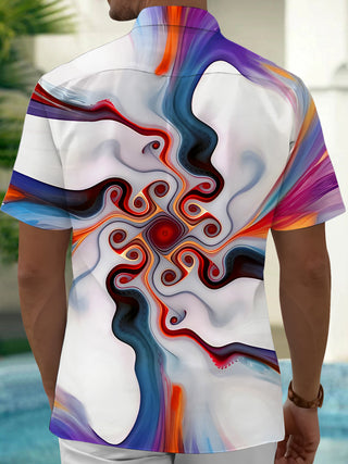 men's ombre effect shirt back view