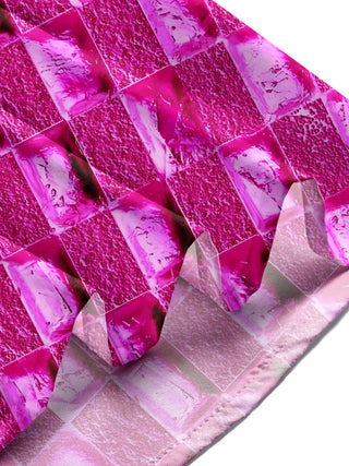 Men's geometric print long sleeve shirt lifestyle front view