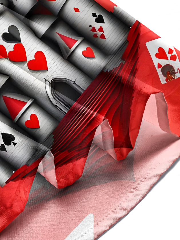 Poker Castle Men's Pocket Short Sleeve Shirts