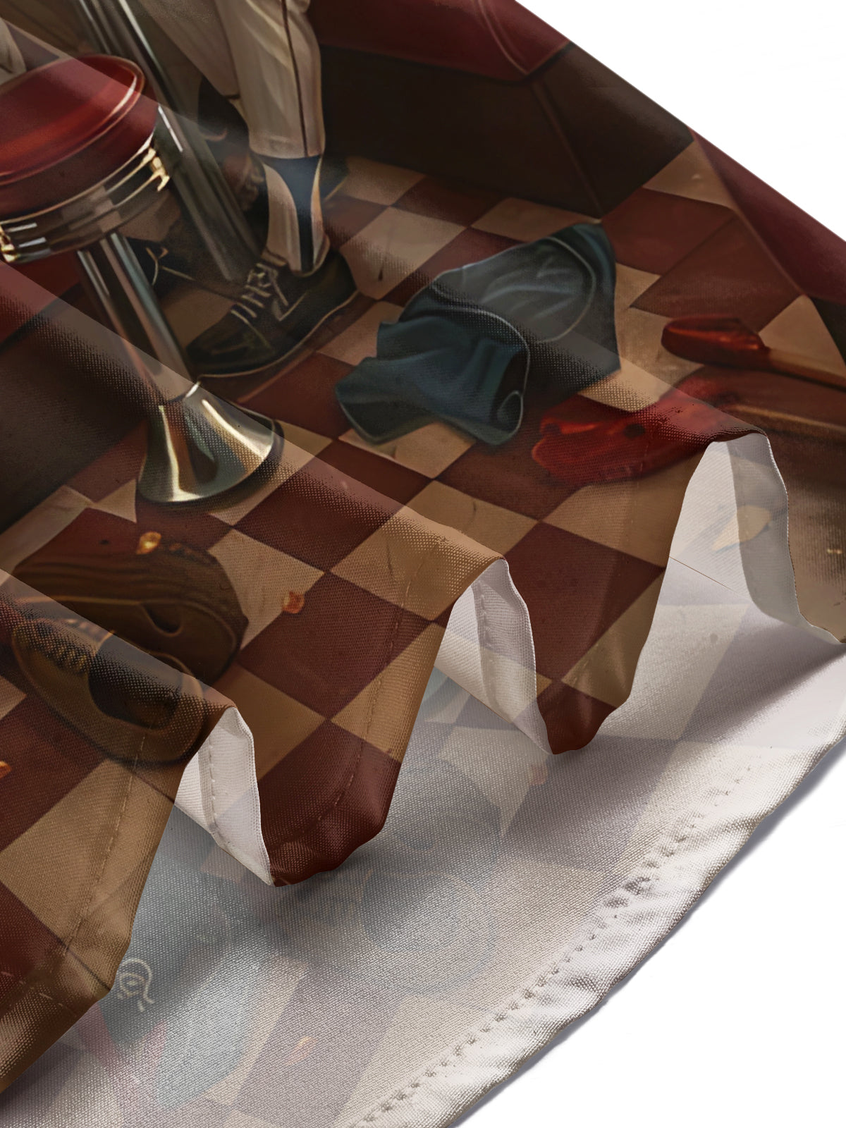 Retro Baseball Character Print Men's Pocket Short Sleeve Shirts